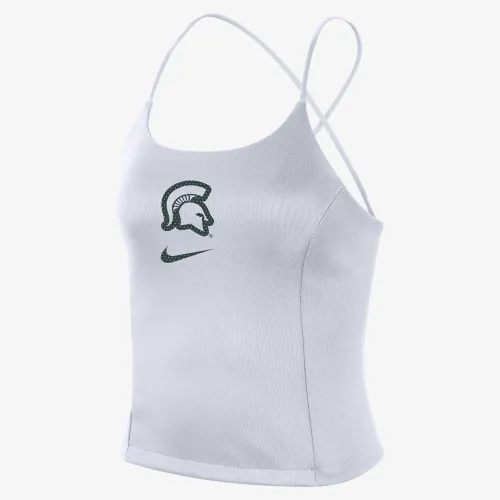 Michigan State Icon Clash женская Nike College Tank Top цвет белый