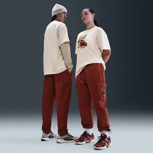 Nike Sportswear N7 мужские Open-Hem Woven Cargo Pants цвет красный