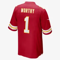 Xavier Worthy Kansas City Chiefs чоловічі Nike NFL Game Football Jersey колір червоний