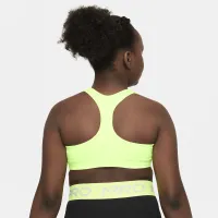 Nike Swoosh Big дитячі (Girls') Sports Bra (Extended Size) Yellow