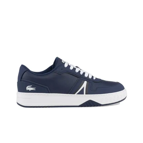 Кроссовки Lacoste Leather Colour-Pop Trainers 743SMA0075-092 - Cиний