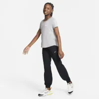Nike Dri-FIT Big дитячі (Girls') тренувальні футболка колір сірий