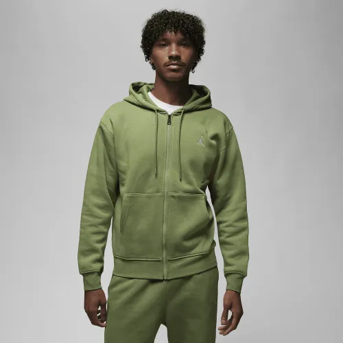 Nike Jordan Brooklyn Fleece мужские Full-Zip Толстовка с капюшоном цвет зеленый