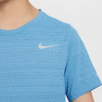 Nike Dri-FIT Miler Big детские (для мальчиков) тренировочные Top синий