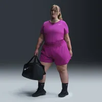 Nike Dri-FIT жіноча футболка (великі розміри) колір фіолетовий