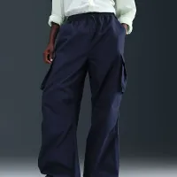 Nike Sportswear женская Mid-Rise оверсайз Woven Cargo Pants синий