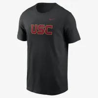 USC Trojans Primetime Wordmark чоловічі Nike College футболка колір чорний