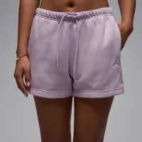 Nike Jordan Brooklyn Fleece жіноча шорти колір фіолетовий