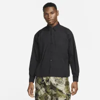 Nike Sportswear Tech Pack мужские Woven Long-Sleeve Shirt цвет черный