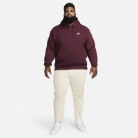 Nike Sportswear Club Fleece Pullover Толстовка с капюшоном цвет красный