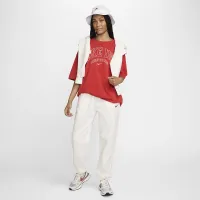 Nike Sportswear Essential женская оверсайз футболка цвет красный