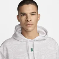 NikeCourt Heritage чоловічі Dri-FIT Fleece Tennis Толстовка з капюшоном колір білий