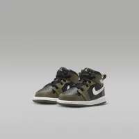 Nike Jordan 1 Mid Baby/Toddler Кросівки колір чорний