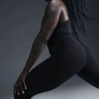 Nike Zenvy женская Gentle-Support С высокой Талией Full-Length лосины цвет черный