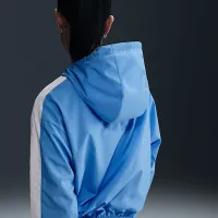 Nike Sportswear Classic Wovens жіноча Loose UV Hooded Куртка блакитний