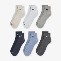 Nike Everyday Plus Cushioned тренувальні Ankle шкарпетки (6 пар) різнокольорові