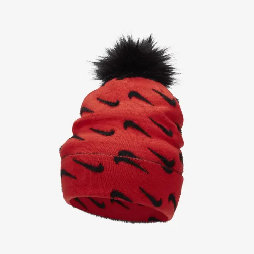 Nike Peak детские Pom Beanie цвет красный