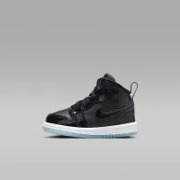 Nike Jordan 1 Mid SE Baby/Toddler Кросівки колір чорний