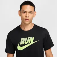 Nike Miler Run Energy чоловічі Dri-FIT Short-Sleeve Running Top колір чорний