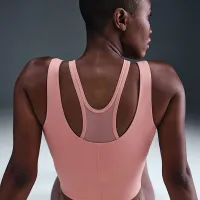 Nike One Fitted жіноча Dri-FIT Cropped Tank Top Pink