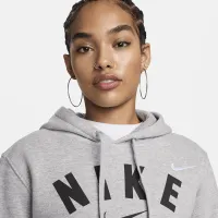 Nike женская волейбольные Pullover Толстовка с капюшоном цвет серый