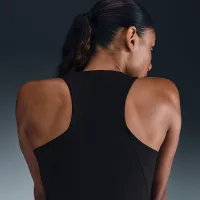 NikeCourt Advantage жіноча Dri-FIT Tennis Tank Top колір чорний