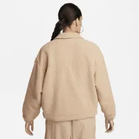 Nike Sportswear женская Collaцвет красный High-Pile Fleece Куртка цвет коричневый