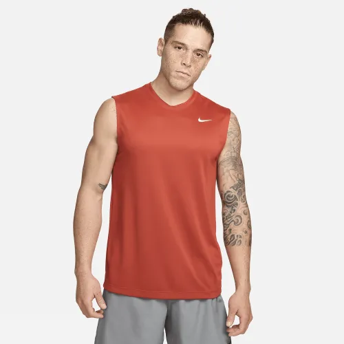 Nike Dri-FIT Legend чоловічі Sleeveless Fitness футболка колір червоний
