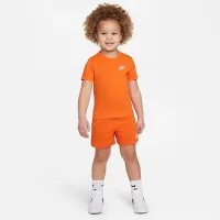 Nike Club Toddler Knit шорты набор Orange