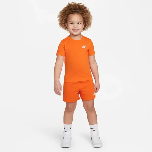 Nike Club Toddler Knit шорти комплект Orange