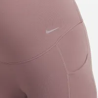 Nike Zenvy (M) жіноча Gentle-Support З високою талією 7/8 лосіни з кишенями(Maternity) колір фіолетовий