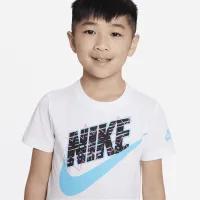 Nike New Wave Futura Tee Little Kids' T-Shirt White