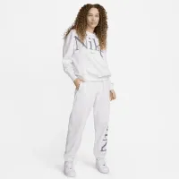 Nike Sportswear Phoenix Fleece женская оверсайз Crew-Neck Logo свитшот цвет коричневый