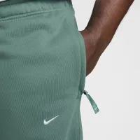 Nike Solo Swoosh чоловічі Open-Hem Fleece Pants колір зелений