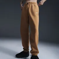 Nike Sportswear Phoenix Fleece женская С высокой Талией оверсайз Sweatpants цвет коричневый