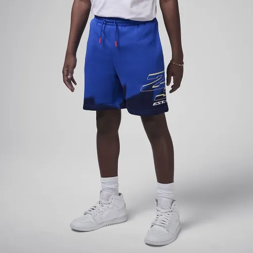 Nike Jordan MJ Moto Big дитячі Fleece шорти блакитний