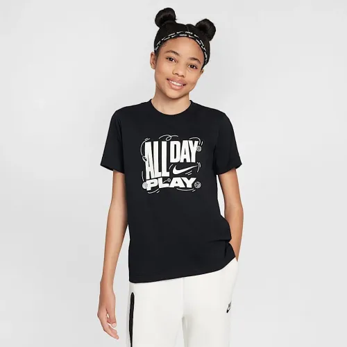 Nike Sportswear Big детские футболка цвет черный