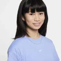 Nike Sportswear Essential Big детские (Girls') футболка синий