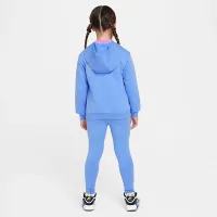 Nike Shine Little детские Full-Zip Толстовка с капюшоном and лосины набор синий