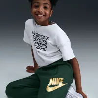 Nike Sportswear Club Fleece Big детские Joggers цвет зеленый