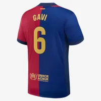Gavi Barcelona 2024/25 Stadium Home мужские Nike Dri-FIT Soccer Jersey синий