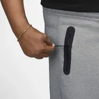 Nike Tech чоловічі Fleece Open-Hem Pants колір сірий