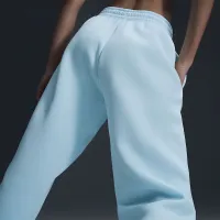 Nike Sportswear Phoenix Fleece женская С высокой Талией оверсайз Sweatpants синий