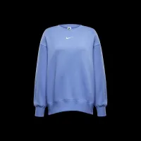Nike Sportswear Phoenix Fleece женская оверсайз Crew-Neck свитшот синий