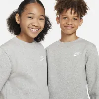Nike Sportswear Club Fleece Big детские свитшот цвет серый