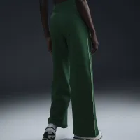 Nike Sportswear Phoenix Fleece жіноча Wide-Leg Pants колір зелений