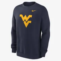 West Virginia Mountaineers Primetime Logo чоловічі Nike College Pullover Crew Crew блакитний
