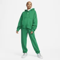 Nike Sportswear Phoenix Fleece жіноча Over-оверсайз Pullover Толстовка з капюшоном колір зелений