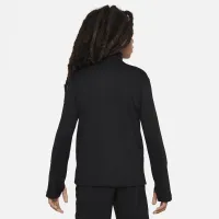 Nike Multi Big детские (для мальчиков) Dri-FIT UV Long-Sleeve 1/2-Zip Top цвет черный