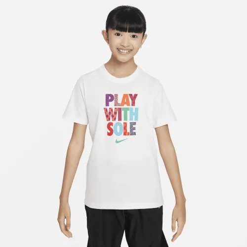 Nike Sportswear Big Kid's футболка колір білий